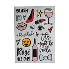 Custom Stickers Multiple Colorful Wall Stickers For Glass cup