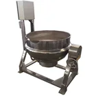 Full stainless steel jacketed industrial cooking kettle/industrial steam pressure kettle/jacketed cooker