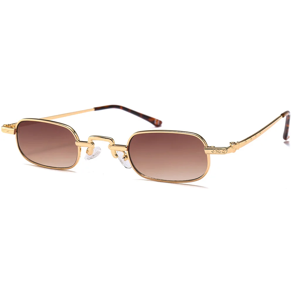 

63616 Superhot Eyewear Fashion Small Rectangle Metal Sunglasses Men Women 2018 Retro Vintage Sun glasses