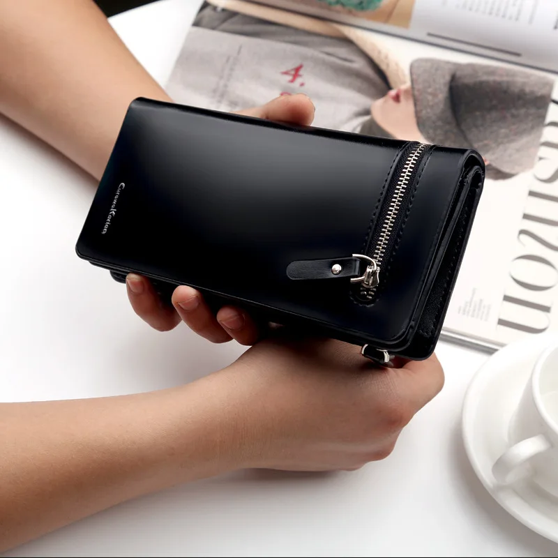 Curewe Kerien 2018 wholesale big capacity leather wallet for men card holder, Black,coffee
Curewe Kerien 2018 wholesale big capacity leather wallet for men card holder, Black,coffee