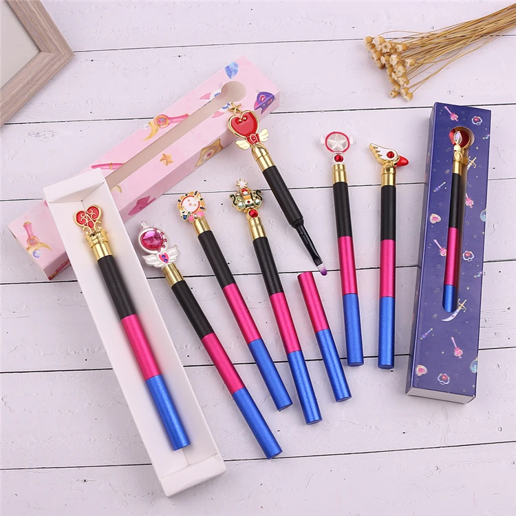 Multi-Section Stitching Anime Makeup Brushes Cute Cosmetic Eyeshadow Eyebrow Lipsticks Personalized make up brush, Gold,silver
Multi-Section Stitching Anime Makeup Brushes Cute Cosmetic Eyeshadow Eyebrow Lipsticks Personalized make up brush, Gold,silver