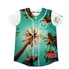 Fast delivery short sleeve sublimation custom logo printing T shirt