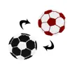 Football Reversible Change Color Sequins Sew on Patches DIY Patch Applique for Clothing Coat Sweater Crafts