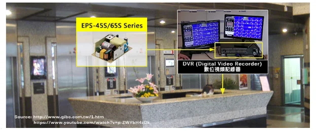 45W 220V AC 12V DC Power Supply Single Output EPS-45S-12 Meanwell Power Supply 12 Volt