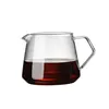 Hot sale high borosilicate heat resistant transparent glass coffee tea milk pot sets for family