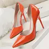 Wholesale cheap pointed women sexy PU ladies high heels shoes
