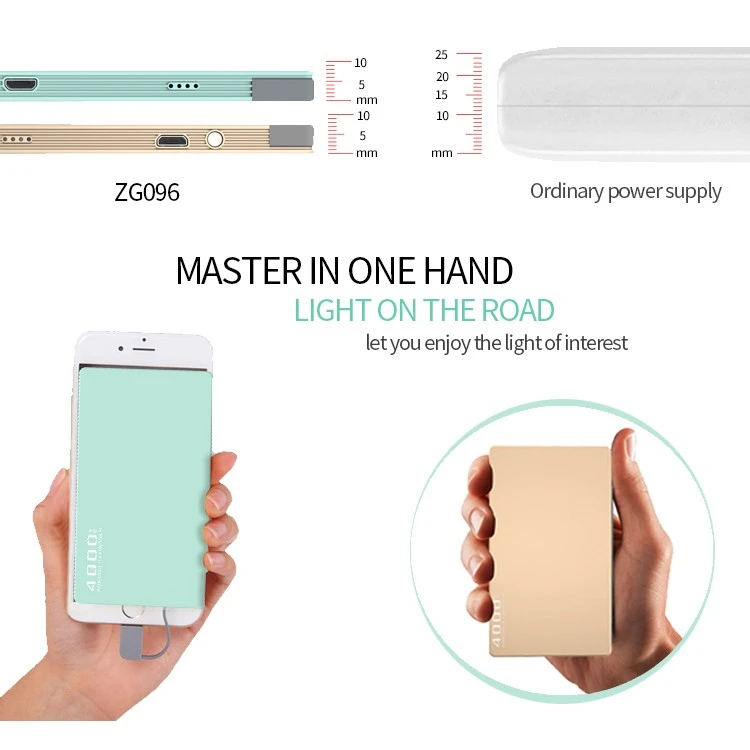 good battery charges powerbank ,4000mah wallet case power bank - ANKUX.COM