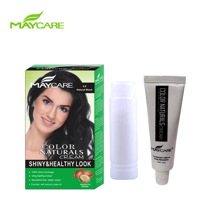 Anti Allergy Hair Color Cream No Ammonia No Ppd Hair Darkening