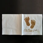 100% Virgin Wood Pulp White 3Ply Disposable Dinner Paper Napkin