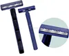 Twin blade plastic handle disposable razor