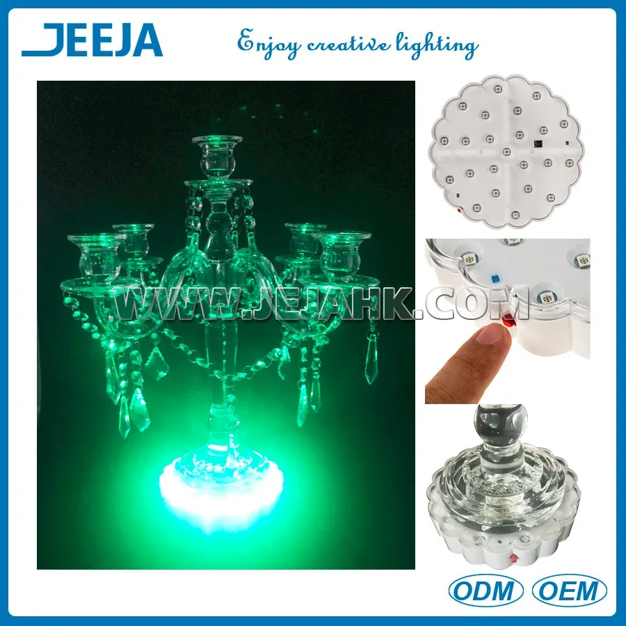 Led Decoration Light For Wedding Multi Color Wedding Table Decoration