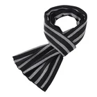 Classic fashion natural stripe wool blended scarf