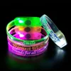 Hot Novelty Items Promotional Gift Light Up LED Wristband Cheap Smart Custom Sound Activated LED Bracelet For Events
