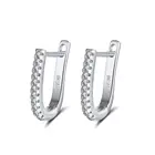 RINNTIN SE118 Wholesale Women Jewelry 925 Sterling Silver Hoop Earrings