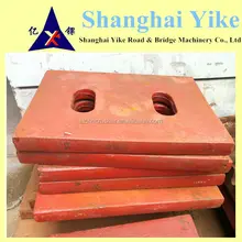 toggle plate for jaw crusher