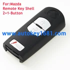 New Uncut Smart Remote Key Shell Case Fob 2Button+Hold Button for Mazda CX-7 CX-9