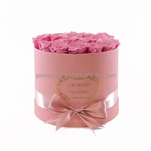 medium eternity rose flower preserved round rose box