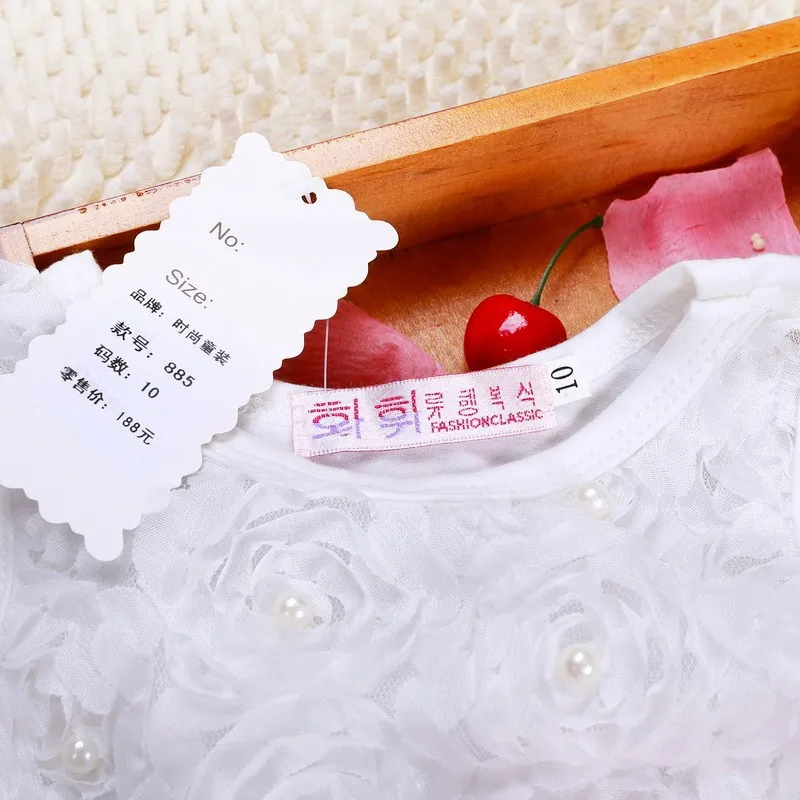 2015 New design little baby girl dance costumes dress fashion baby dress Baby party clothes newborn dress for girl