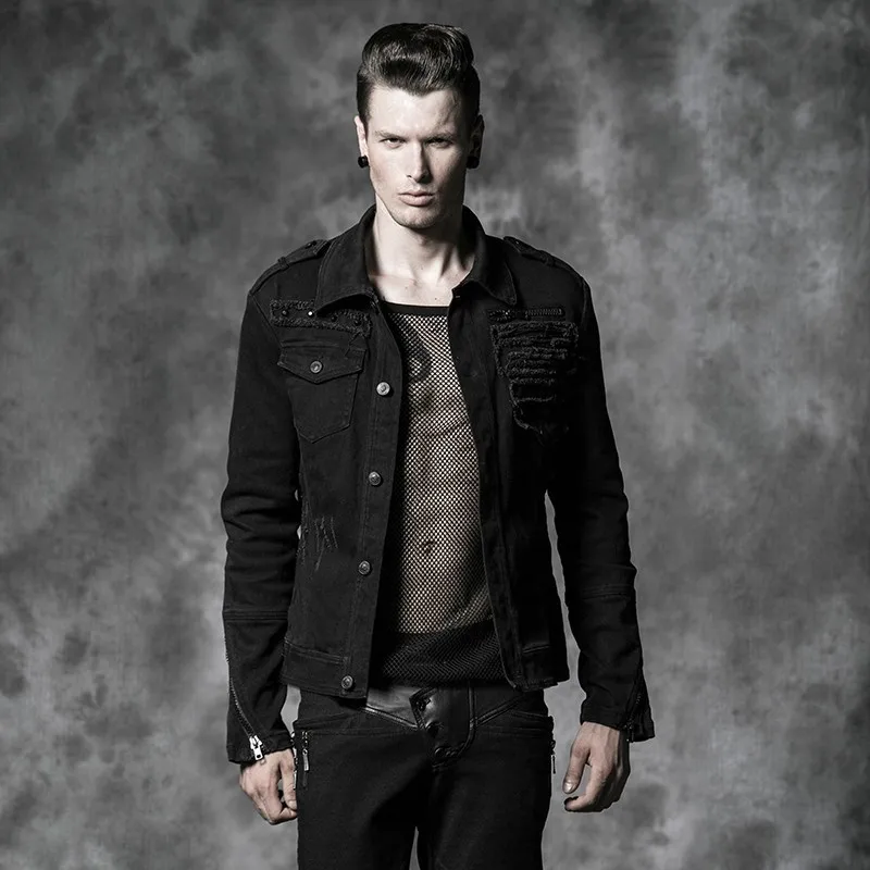 fashionable shock dark alternative sexy coat gothic shirts punk jackets Y-488, Black
fashionable shock dark alternative sexy coat gothic shirts punk jackets Y-488, Black