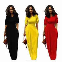 Summer O Neck Puff Sleeve Solid Bodycon Slim Maxi Dress Long Casual Wear Clothing 2020 Women Dresses C12842
Summer O Neck Puff Sleeve Solid Bodycon Slim Maxi Dress Long Casual Wear Clothing 2020 Women Dresses C12842