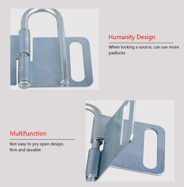BOSHI Customized Design Industrial Steel Material Safety Lockout Hasp