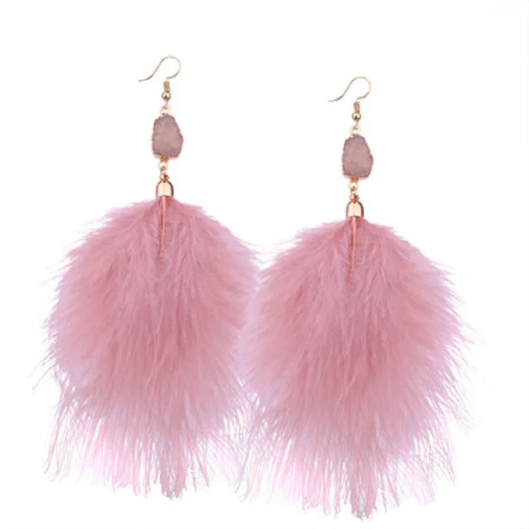 Wholesale Fashion Top Design Handmade Earrings Jewelry Accessory Long Colorful Feather Gold Plated Tassel Earrings For Women
Wholesale Fashion Top Design Handmade Earrings Jewelry Accessory Long Colorful Feather Gold Plated Tassel Earrings For Women