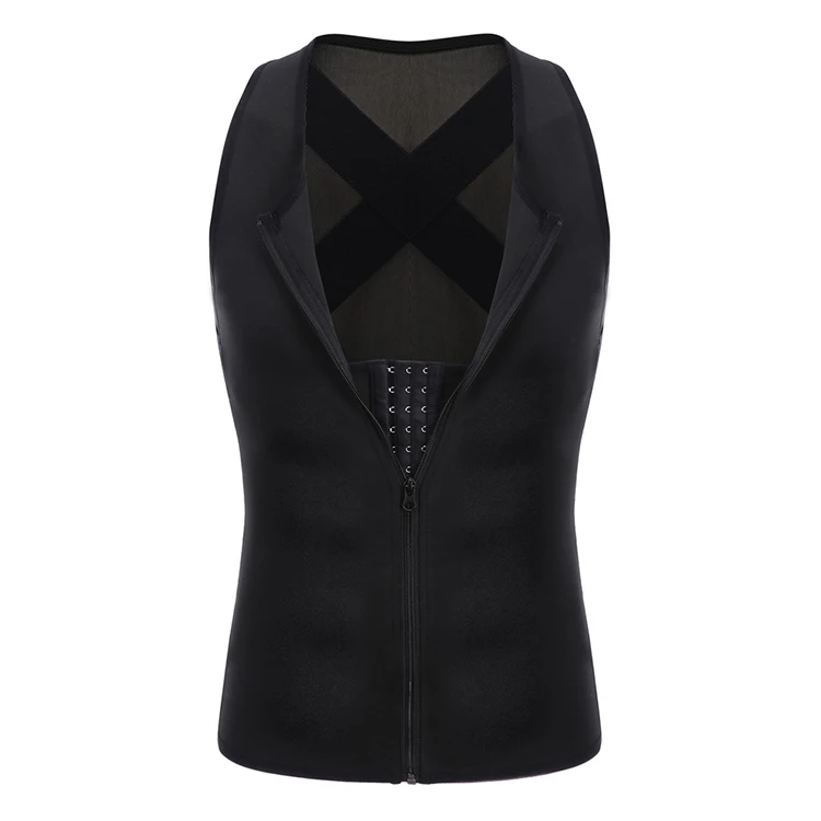 New Double Adjustable 3 Hooks Waist Trainer Body Shaper Mens Sweat Waist Trainer Vest, As show
New Double Adjustable 3 Hooks Waist Trainer Body Shaper Mens Sweat Waist Trainer Vest, As show