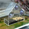 Transparent delicate and convenient acrylic bird feeder