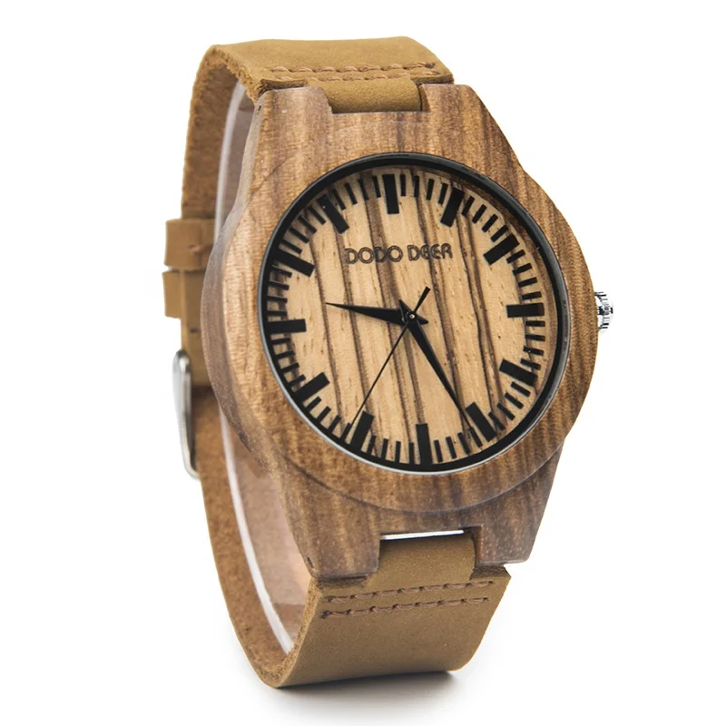 DODO DEER brand men's bamboo wood watch fashion simple belt quartz sports wood watch oem customizable logo
DODO DEER brand men's bamboo wood watch fashion simple belt quartz sports wood watch oem customizable logo