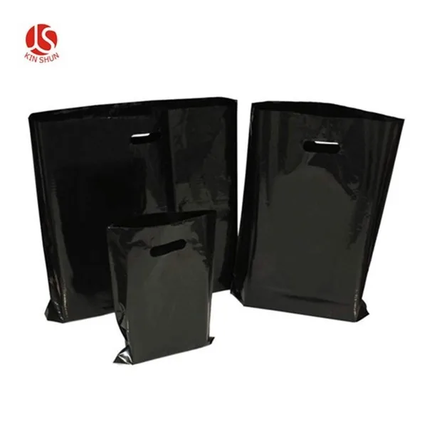 foldable biodegradable plastic solid color bags hdpe transparent