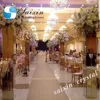 Beautiful event wedding walkway stand decorative mirror pillars