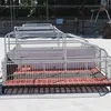 Galvanized sow pig double type farrowing crates of pig cages