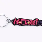 Souvenirs celebration Beautiful and generous Small and exquisite Custom Logo PVC slogan keychain