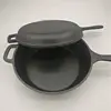 /product-detail/cast-iron-2-in-1-combo-cooker-set-pre-seasoned-cast-iron-skillet-fryer-and-convertible-skillet-griddle-lid-62172473506.html