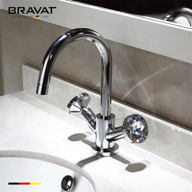 Water Faucet Air Mix Technology Smooth Surface Brass Single Handle