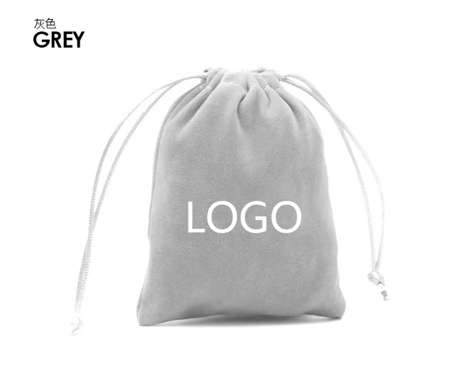 jewelry packing bag velvet jewelry bag cotton drawstring pouch
