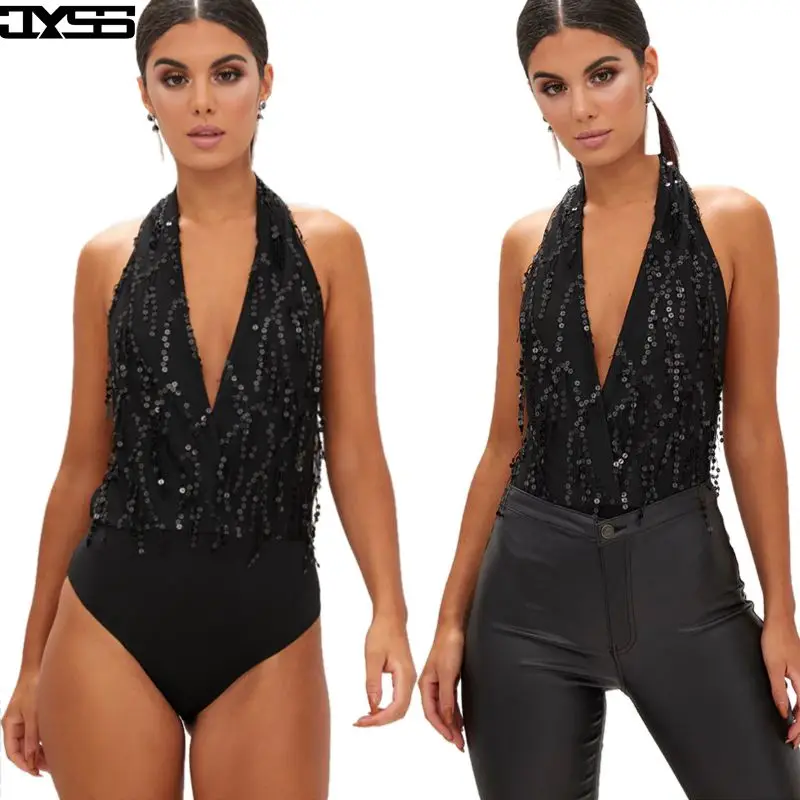 JYSS Summer new hanging neck V neck sleeveless sequin jumpsuits shorts female 81193#, Black / apricot
JYSS Summer new hanging neck V neck sleeveless sequin jumpsuits shorts female 81193#, Black / apricot
