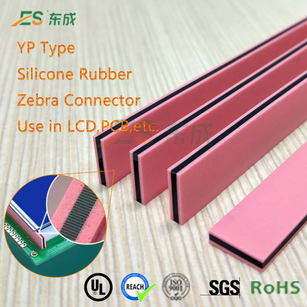 LCD Display Silicone Rubber Connector Electrical Connectors Types
