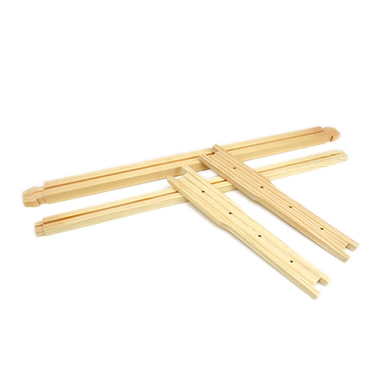 Beekeeping Pine Woode Box Frame Beehive Frame Unassembled flat pack wood grooved deep bee hive frame