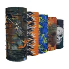 Promotional Custom Logo Printed Polyester Head Scarf Paisley Stretch Bandana