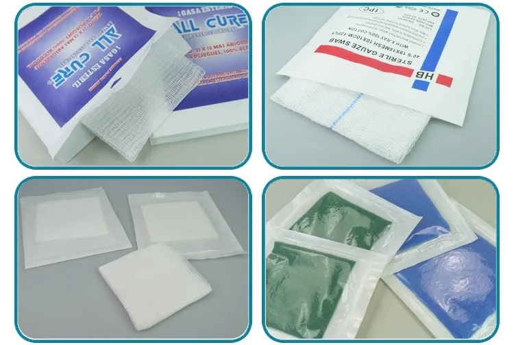 non woven compresses medical sterile gauze