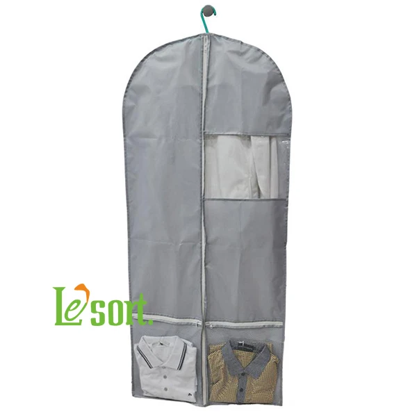 Hanging 100 Polyester Cloth Fabric Garment Bag Luggage Wholesale Suit
