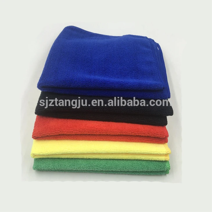 alibaba microfibre towel 40x40cm 300gsm purple red/blue/green