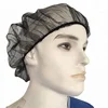 High quality nylon disposable hair net black brown hair net used for package curly hair and wig cap