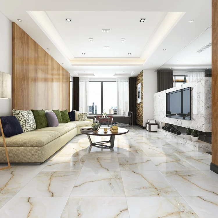 Vitrified Tiles Designs Living Room Tiles Porcelain Marble Looking