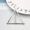 Triangle shaped hair accessories clips