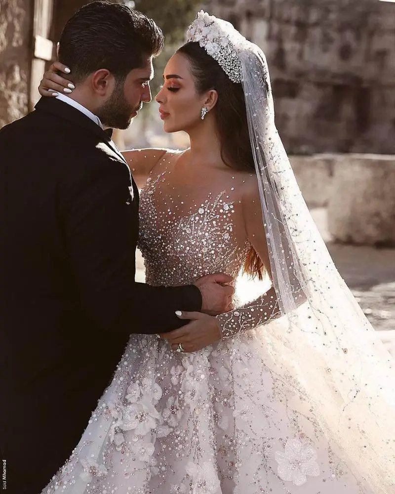 Bling Bling New Style Men Wedding Dress Ball Wedding Gowns With