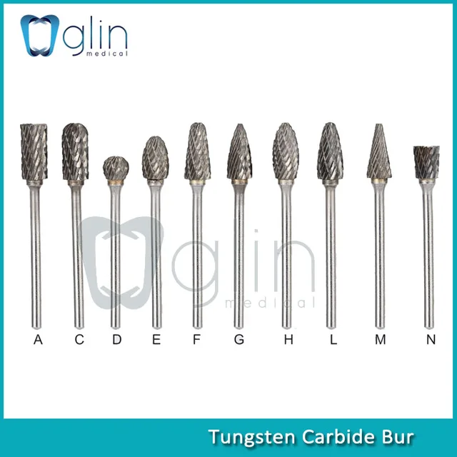 dental laboratory tungsten carbide burs