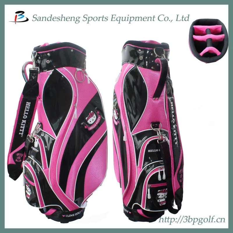 custom ladies pink golf staff bags