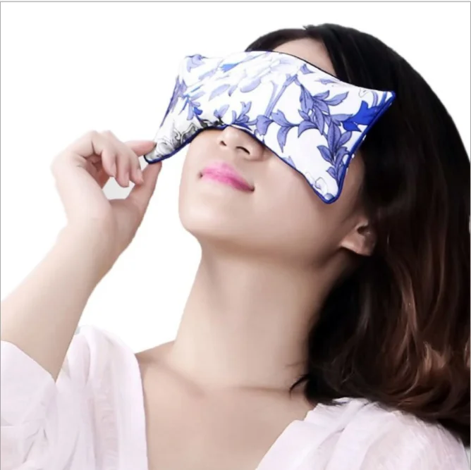 Chinese hot sales blue-and-white porcelain good care 100% real silk eye pillow for sleeping
Chinese hot sales blue-and-white porcelain good care 100% real silk eye pillow for sleeping
